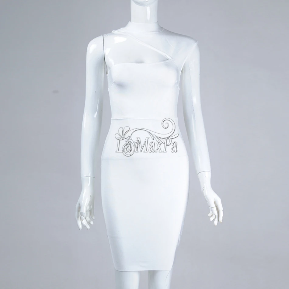 Новинка лета 2019 женское блестящее облегающее платье на одно плечо вечернее