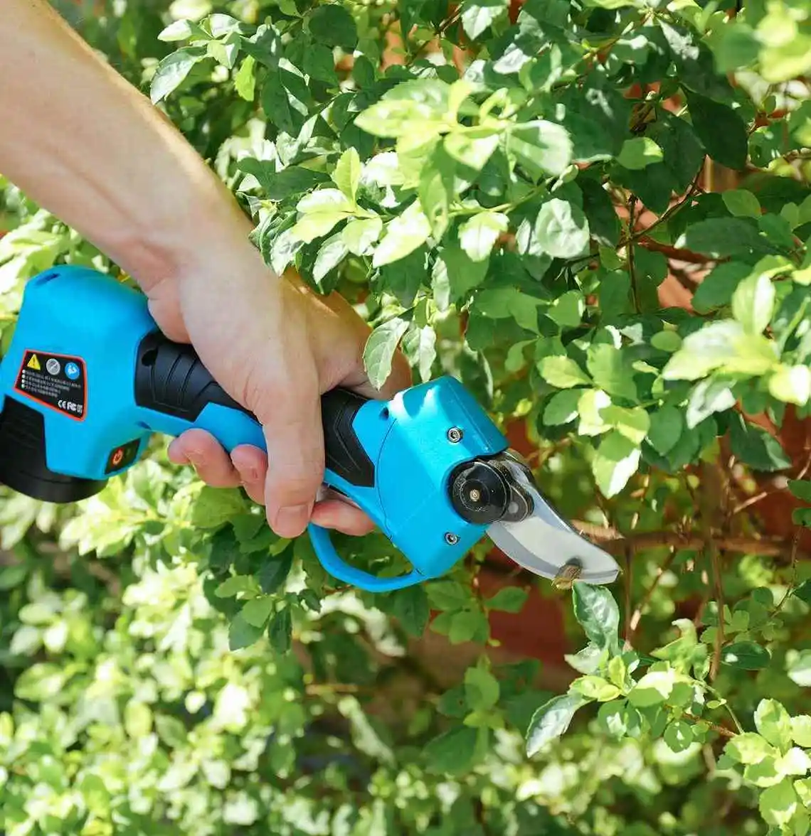 

Electric Hedge Orchard Pruner Oil Palm Fruit Tree Branch Battery Power Pruner