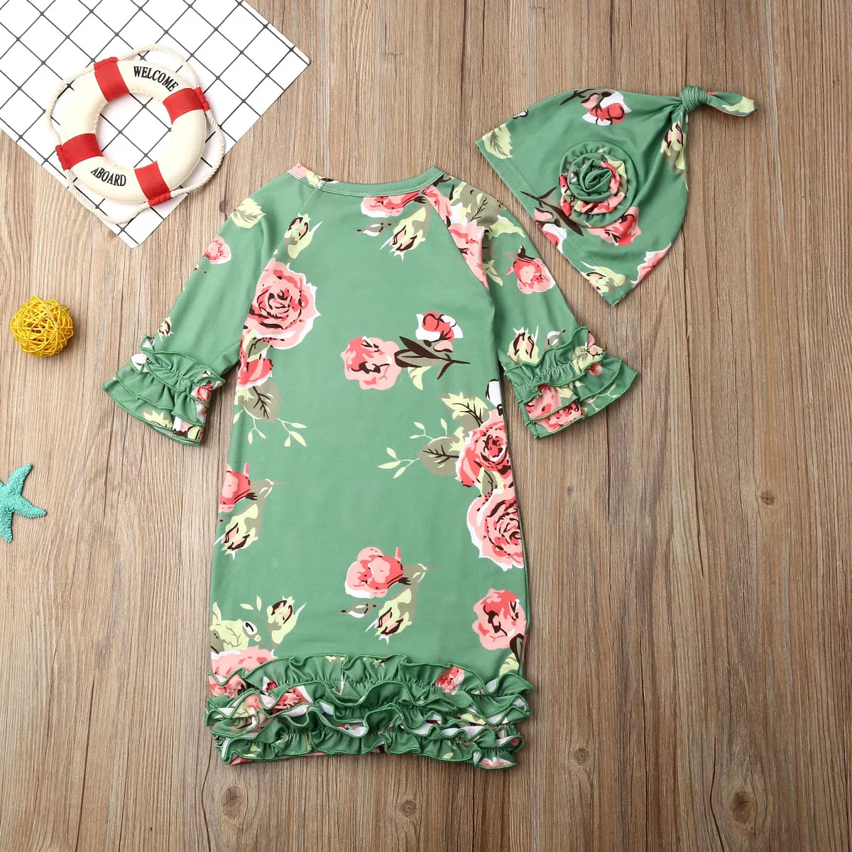 Pudcoco/Детские спальные мешки с цветочным рисунком; одеяло для новорожденных; Пеленальное платье; комплект из 2 предметов; сезон осень-весна