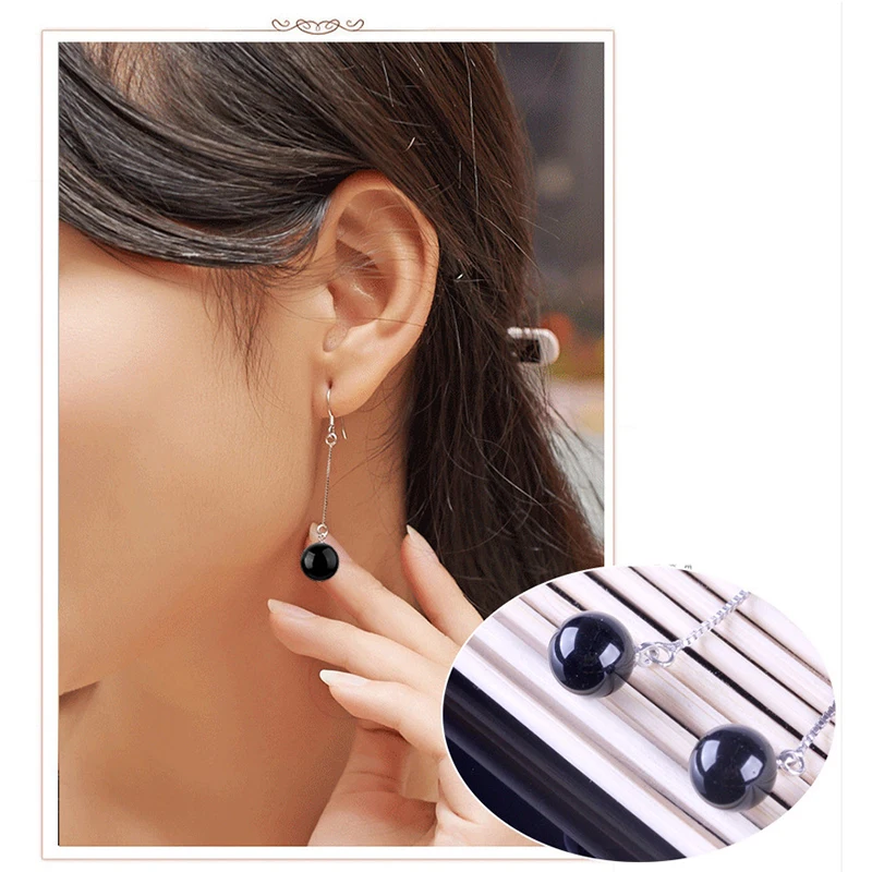 

XIYANIKE 925 Sterling Silver New Exaggerated Long Drop Earrings For Women Trendy Elegant Tassel Rhinestone Wedding Jewelry Gifts