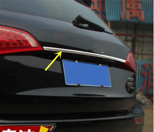 Экстерьер автомобиля стиль Нержавеющая сталь задний багажник крышка для
