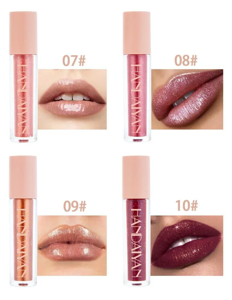 Сияющая блесковая помада водостойкие стойкие пигментные бархатные красные