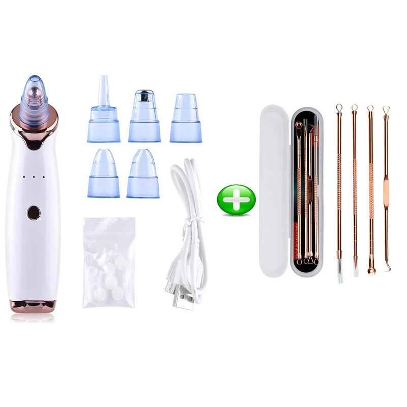 

Facial Blackhead Remover Dead Skin Acne Pore Peeling Device Cleaning Skin Tool Vacuum Suck Out Blackhead Beauty Machine