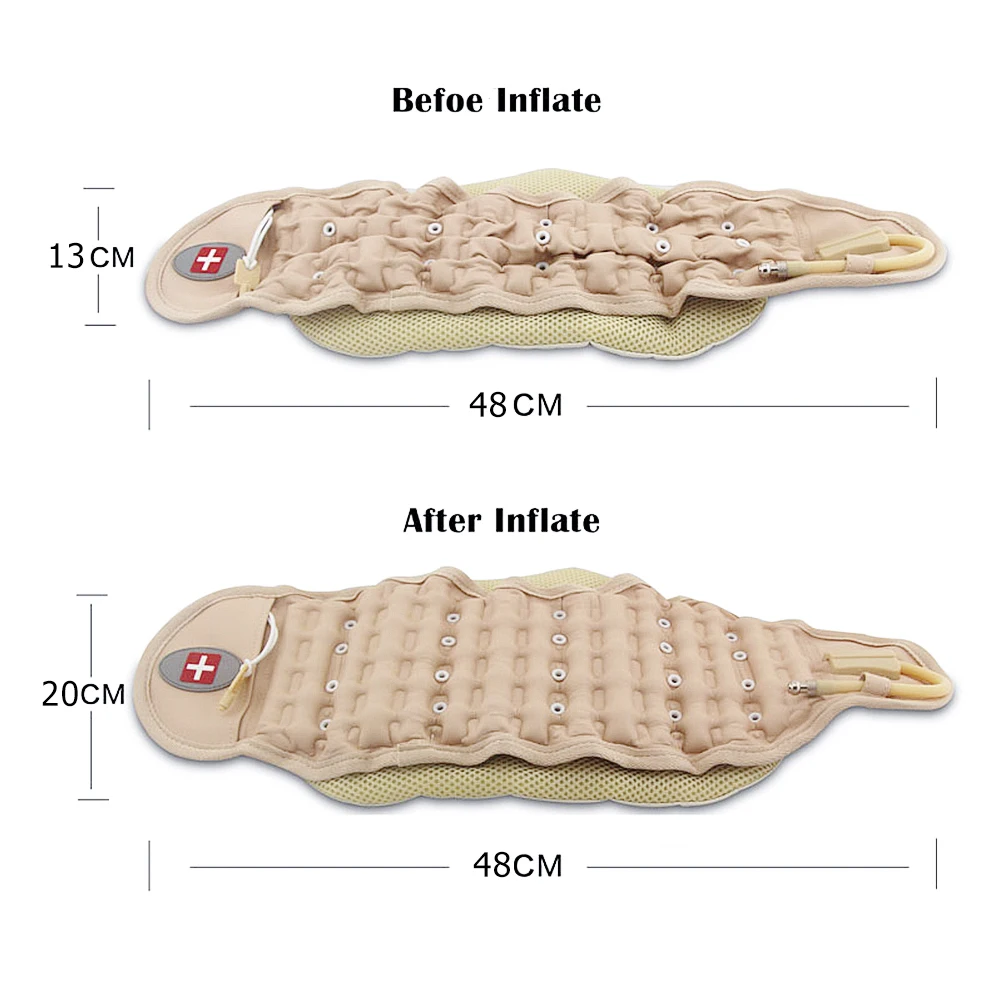 Надувная Шейная Тяговая поддержка шеи для взрослых коррекция позвоночника