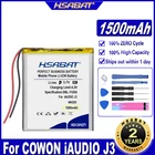 Аккумулятор HSABAT iAUDIO J3 1500 мАч для аккумуляторов COWON iAUDIO J3