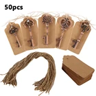 50 шт. комбинированный ключ открывалка для бутылок 5 стилей металла скелет ключ брелок для ключей в виде бокала вина открывалка для бутылок, свадьбы, праздника, вечерние поставки открывашка