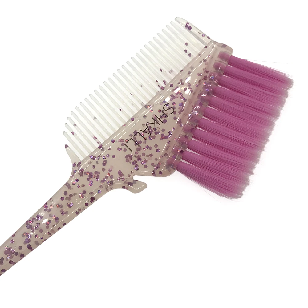 3 шт./компл. блестящие кисти для окрашивания волос с двойной головкой