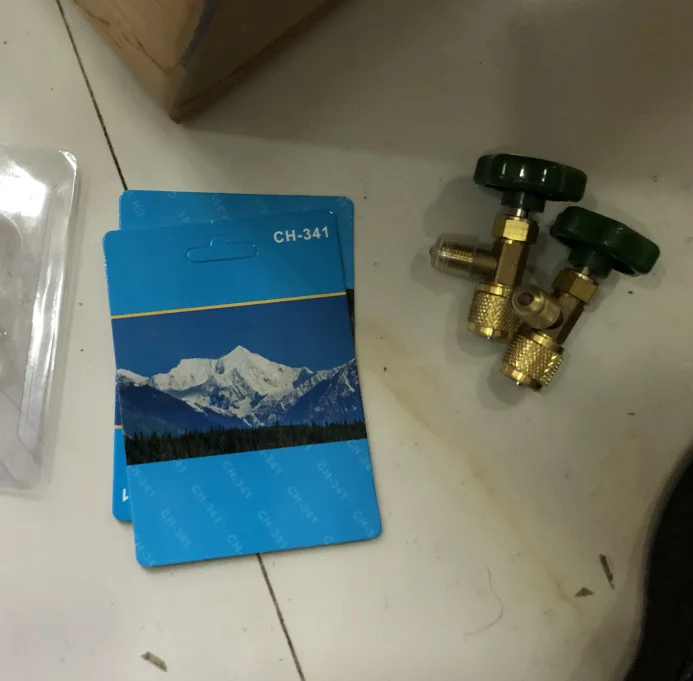 

100pcs Tap Valves Bottle Opener CT341 Air Conditioning Refrigerant For 7/16 28unf Thread Tool Parts