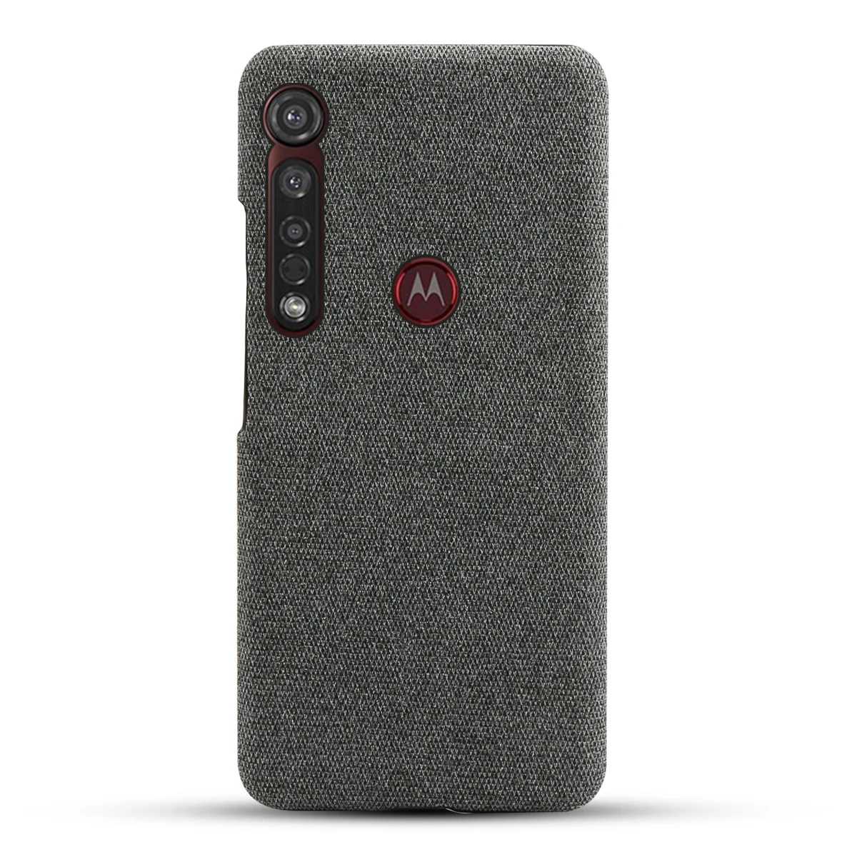 For Motorola Moto G8 Plus Case Ultra Slim Hard PC Woven Matte Fabric Anti-scratch Protector Cover |
