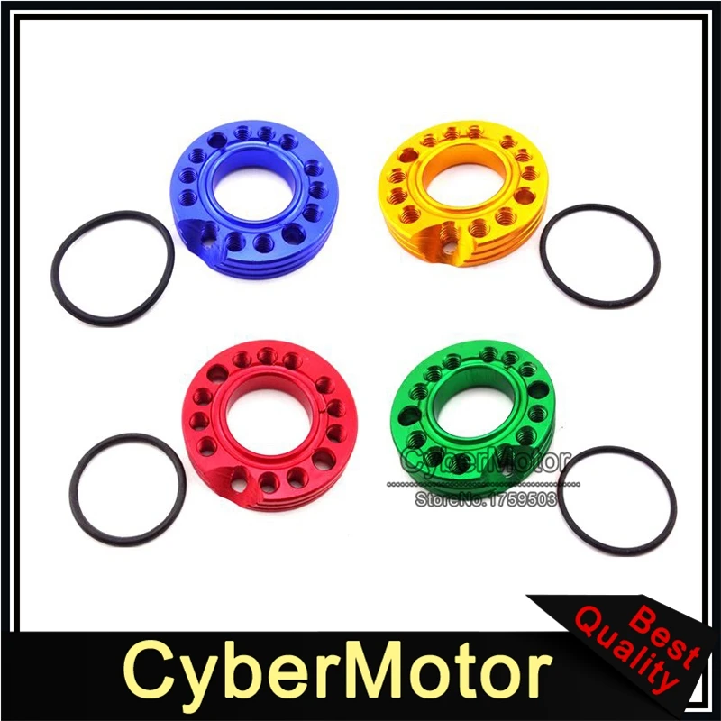 CNC Алюминий 28 мм КАРБЮРАТОР впускной регулятор Spinner пластина Adadpter для 110cc 125cc
