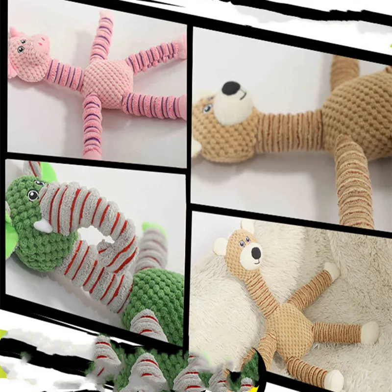 

Plush Dog Toys | Boring Squeaking Dog Chew Toys | Stuffed Dog Toys Suitable for Small, Medium and Large Dogs Durable Rope Toys