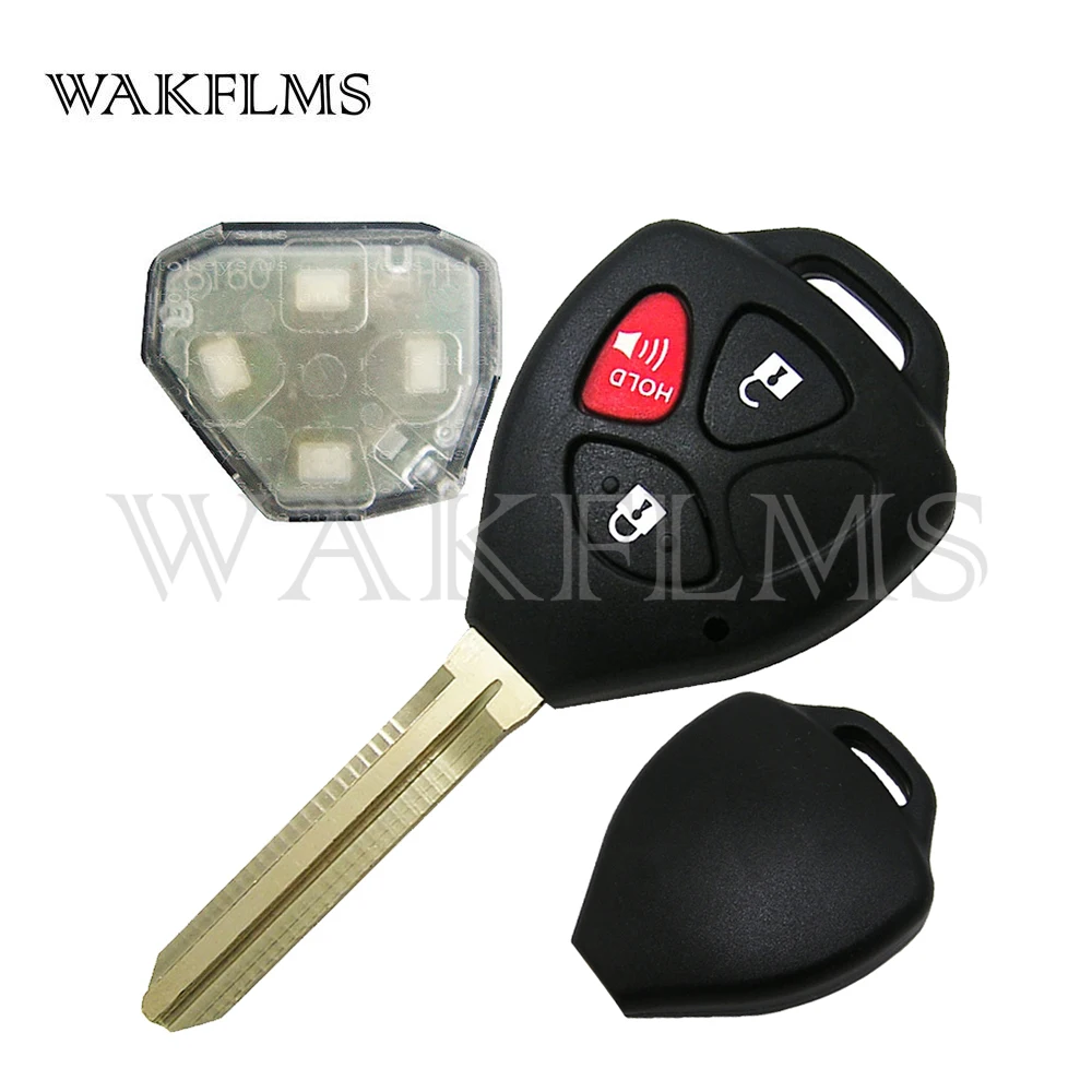 3 кнопочный дистанционный Автомобильный ключ 312 МГц брелок для Toyota Scion Yaris 2005 2010 с