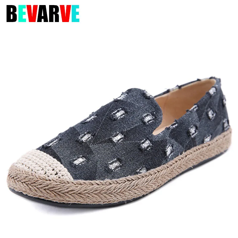 

BEVARVE New Mesh Sequins Fisherman Shoes Women Thick Bottom Flat Muffin Lazy Hollow Out One Pedal Loafers SKT 6688-4