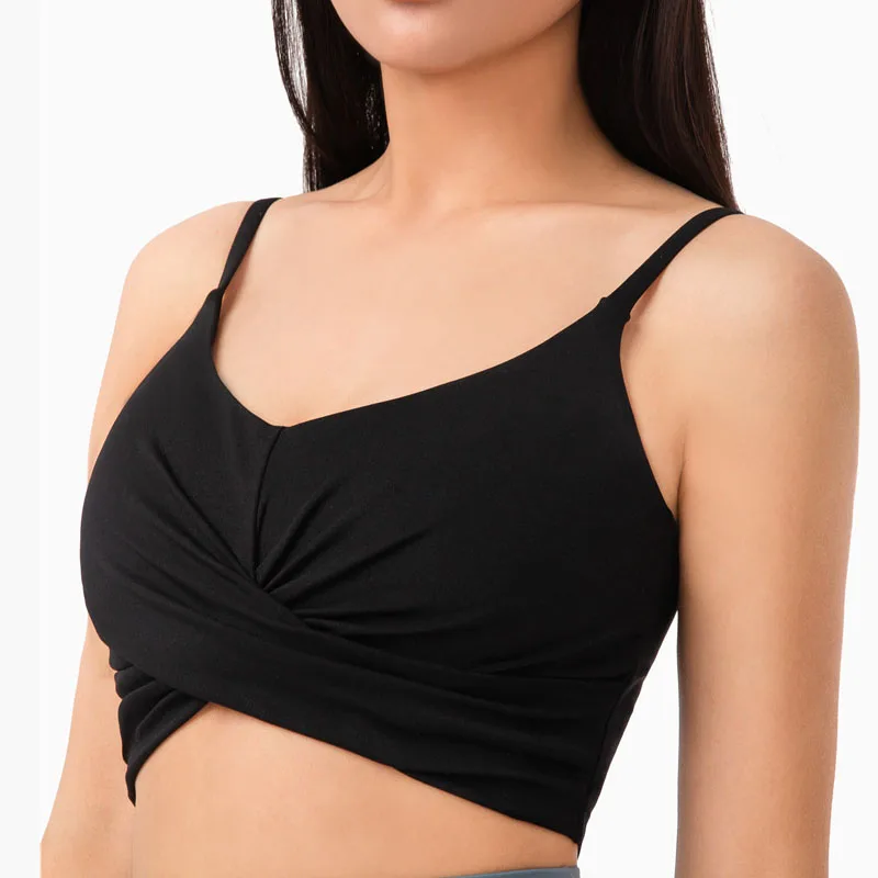 Сексуальный извивающийся спортивный бюстгальтер топ для бега ударопрочные