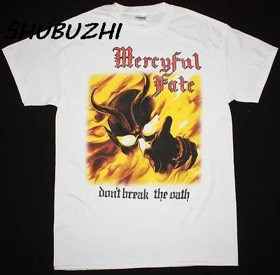 Футболка из тяжелого металла MERCYFUL модная брендовая рубашка хлопка с надписью FATE