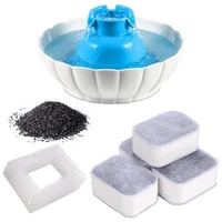 4pcs activated carbon filter for automatic cat dog fountain water feeder replacement drinking machine filter core accessories