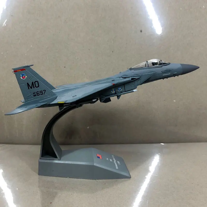 AMER 1/100 масштаб военная модель игрушки USAF F-15A F15 Истребитель Eagle литой металлический самолет модель игрушки для сбора/подарка