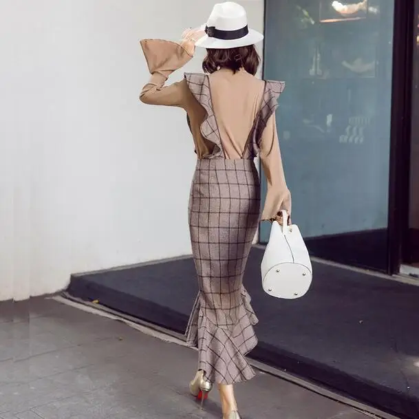 2020 Весна Высокое качество Новые Подиумные Женские топы с расклешенными рукавами