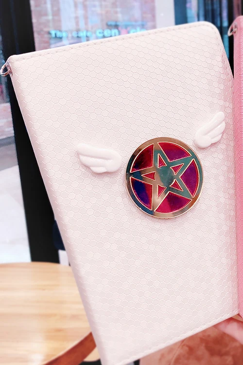 Косплей волшебная девушка Сейлор Мун карта Captor Sakura аниме действие напечатанный рисунок из искусственной кожи таблетки обложка Защитный чехол для iPad - Цвет: iPad Air3  white