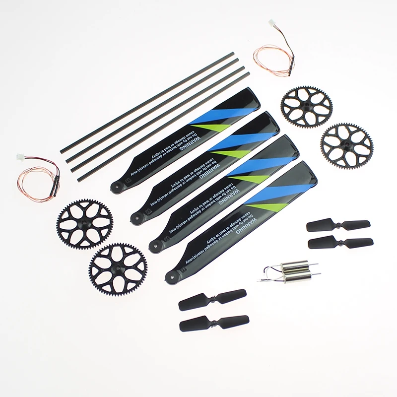 For Wltoys V911S RC Helicopter Tool Kit Bag Gears Main Rotor Blades Tail Boom Motor Wire Parts for | Игрушки и хобби