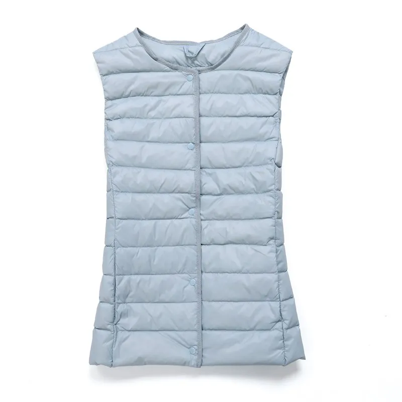 Женский тонкий пуховик FTLZZ ульсветильник Кая куртка на белом утином пуху с V