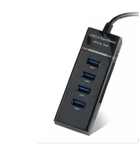 

Portable 4 Ports Multi HUB Durable Computer Expansion Desktop Laptop Adapter Splitter Plug And Play High Speed Conversion