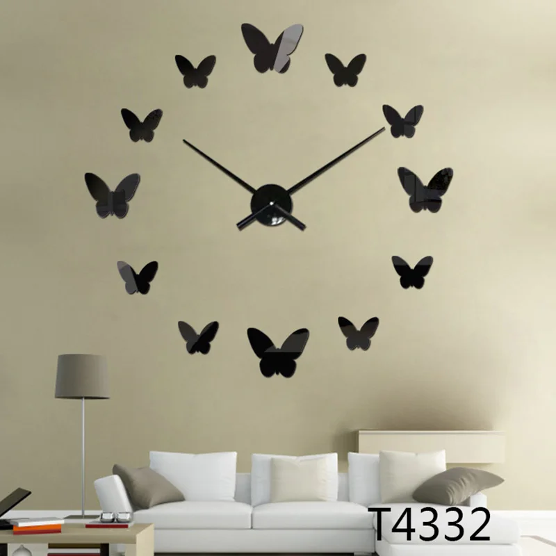 Новинка 2021 настенные часы сделай сам наклейка s домашний декор плакат