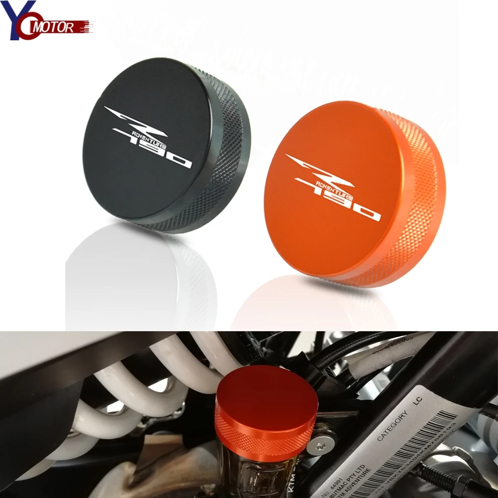 

790ADVENTURE R Motorcycle Filter Fluid Rear Brake Master Cylinder Oil Reservoir Cover Cap CNC For 790adventure r 2019 790adv R