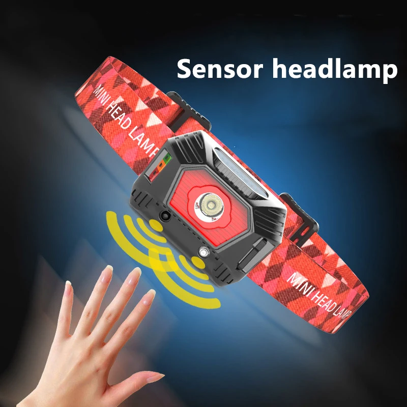 

Waterproof Lamp White Red Lighting Litwod Senso XP-G Q5 Led Powerful Headlamp Built-in Battery USB Rechargeable Headlight Head
