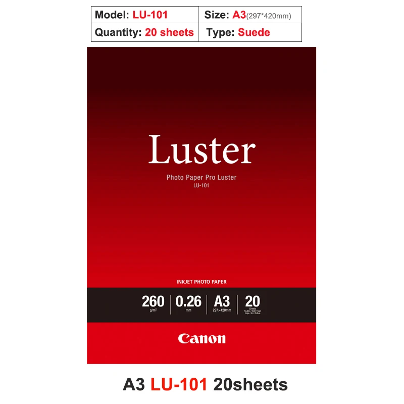 Оригинальные принадлежности для принтера Canon фотобумага водонепроницаемая