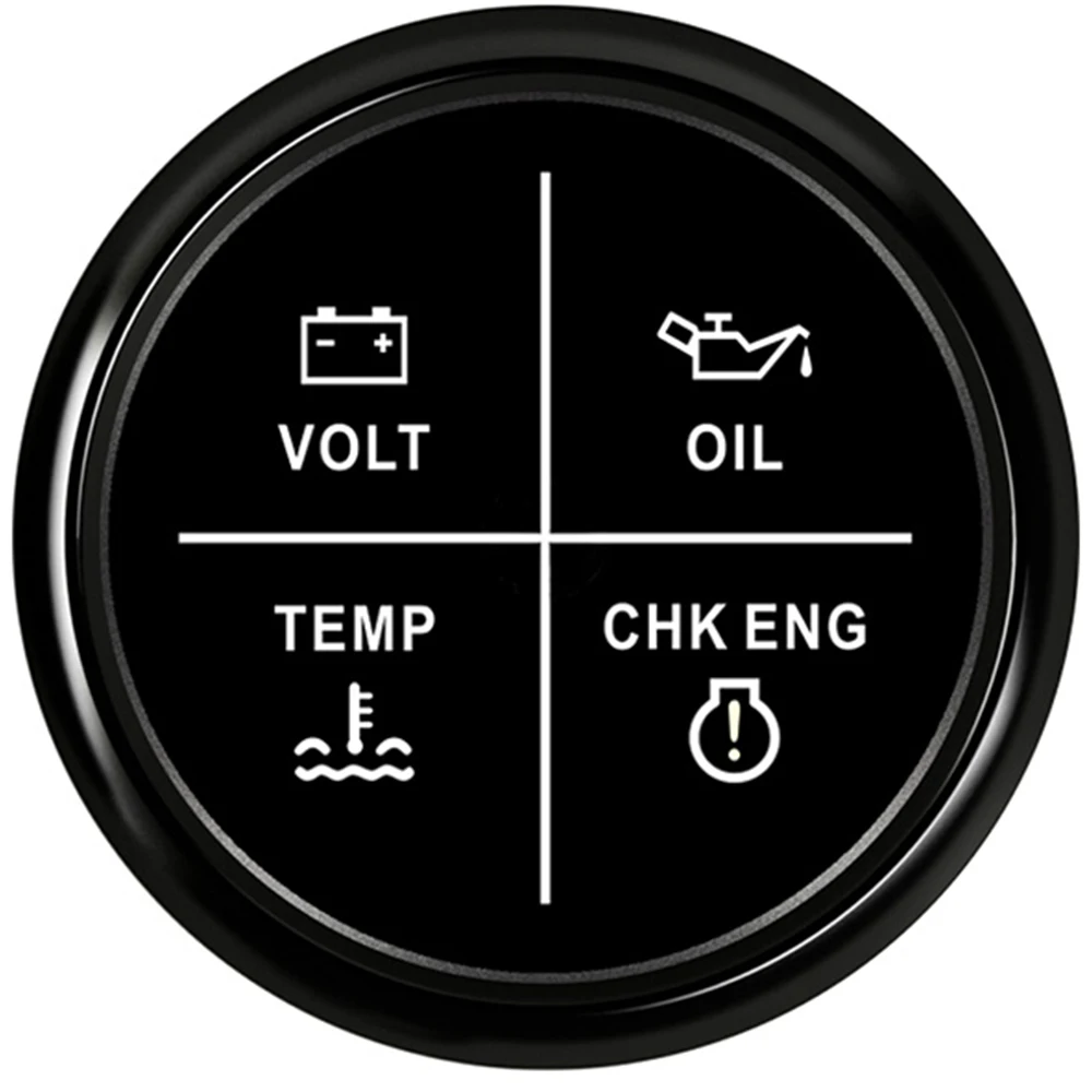 Цифровой вольтметр для мотоцикла измеритель давления масла температуры воды