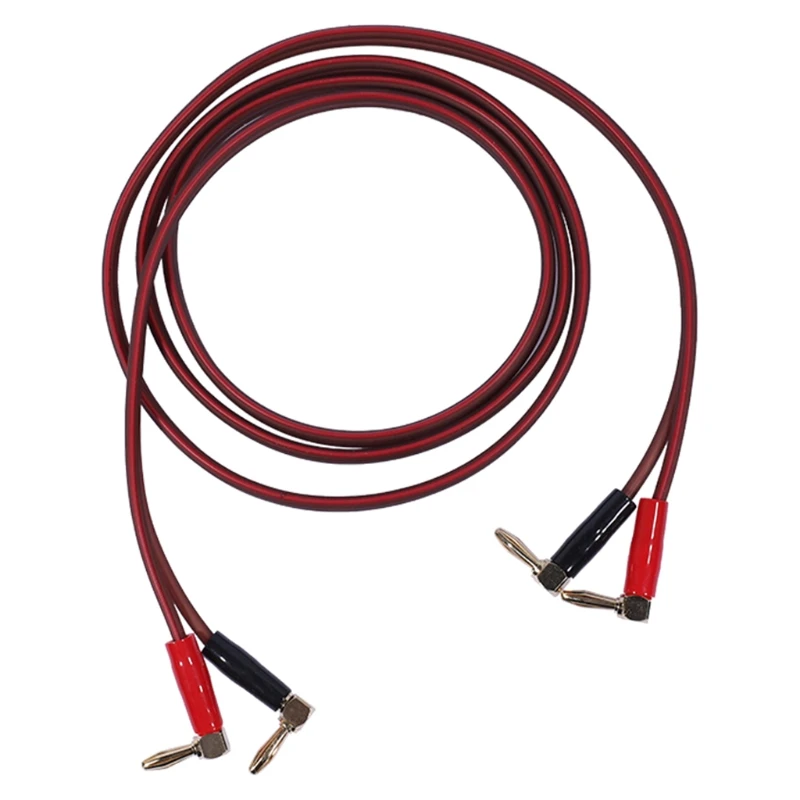 

-Audio Gold Plated 2 Banana Plugs to 2 Banana Plugs Silver Plated Speaker Cable