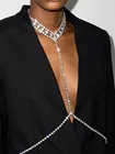 SRUBY модные аксессуары многослойное Ожерелье Стразы цепочка на талию для ночного клуба Сексуальная цепочка на грудь для бикини Женская цепочка на тело