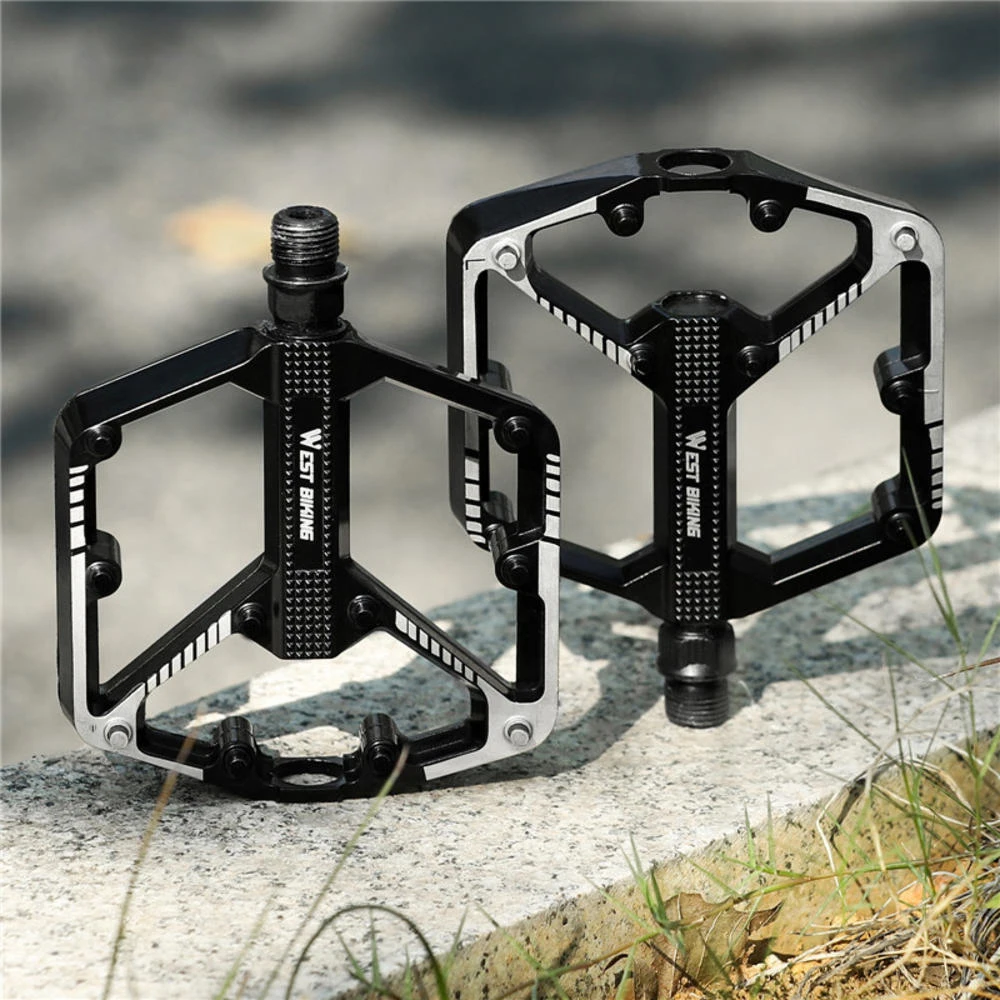 

3 Bearings Bicycle Pedals Ultralight Anti-slip CNC Road MTB Bike Pedal Cycling Sealed Bearing Bike Pedals