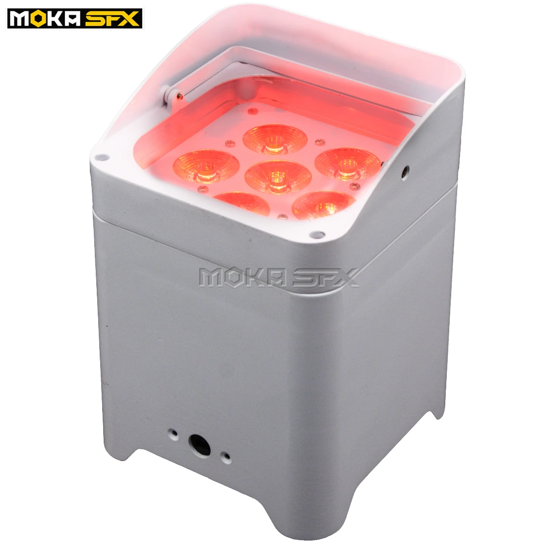 3 шт./лот 6x18 Вт led Par батарея rgbwap 6 в 1 par can DMX Беспроводная плоский свет для