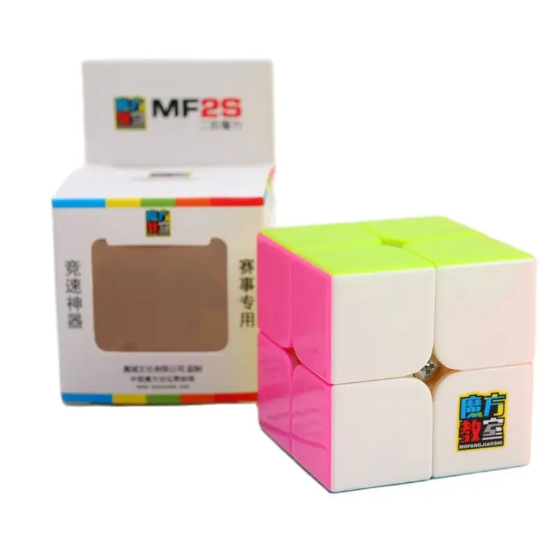 MoYu MF2S MoFangJiaoShi 2x2x2 магический куб без наклеек профессиональный вызов 2x2 скоростной