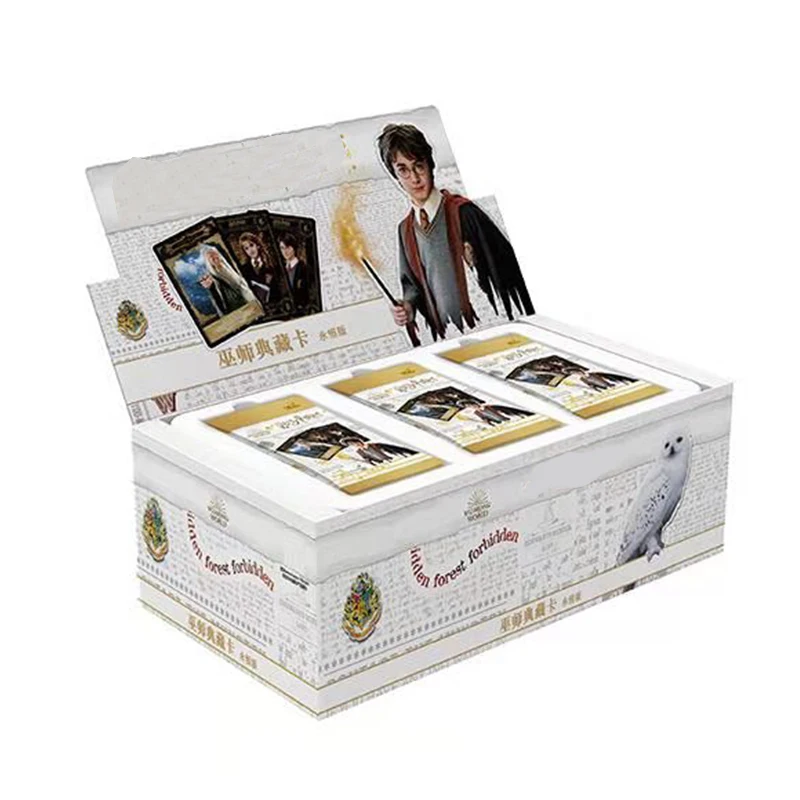Hoary-Juego de cartas de Harry Potter, colecci&oacute;n de insignias, s&iacute;mbolos, Castillo Crests, 2 patrones, chico m&aacute;gico, juguete-0