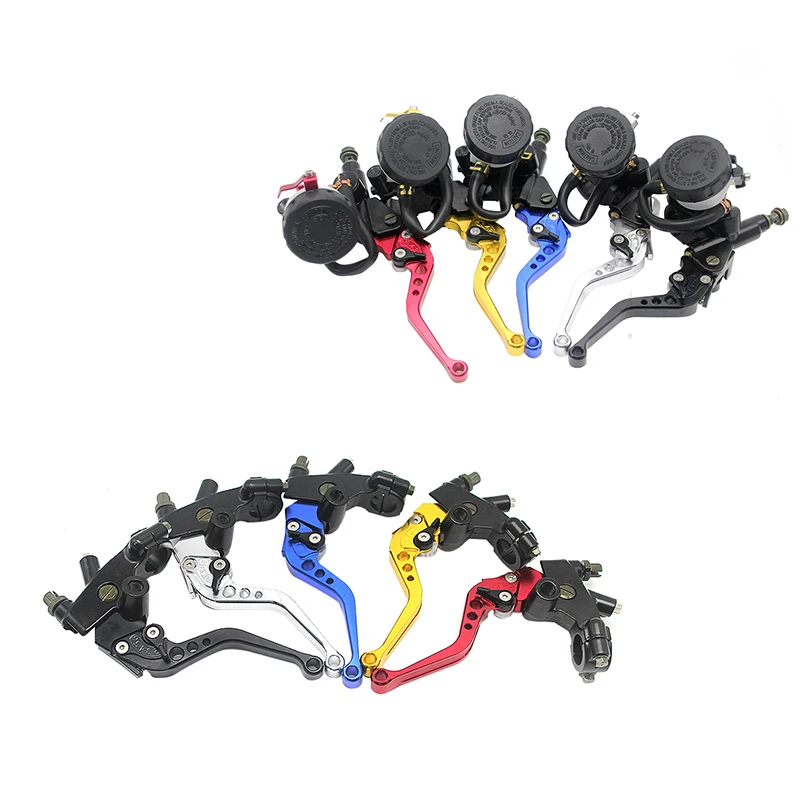 

SCL Racing Universal CNC 22mm Motorcycle Brake Clutch Levers Master Cylinder Reservoir Set For Honda Suzuki Kawasaki Yamaha D10