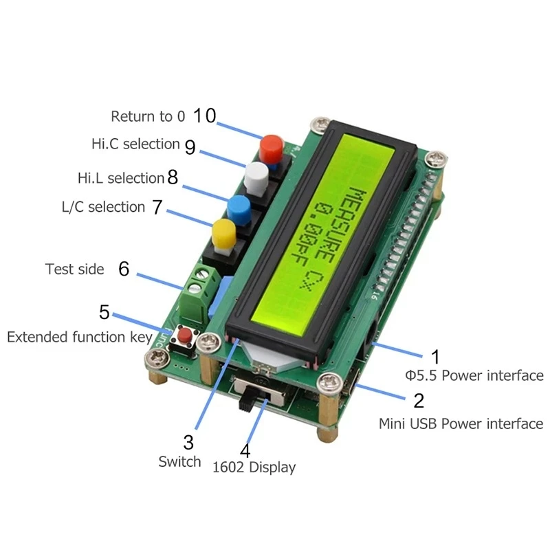 LC100-A Digital LCD High Precision Inductance Capacitance L/C Meter capacitor tester | Инструменты