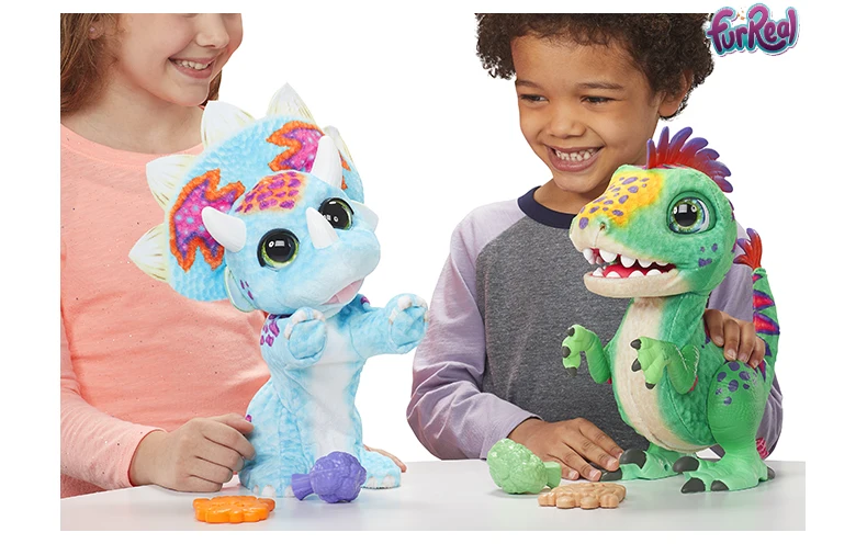 Hasbro FurReal Friends Walkalots большой Wags Единорог кошка, большая собака, котенок, Lil' Wags кролик, ходунки мех Домашние животные игрушки и подарки для детей