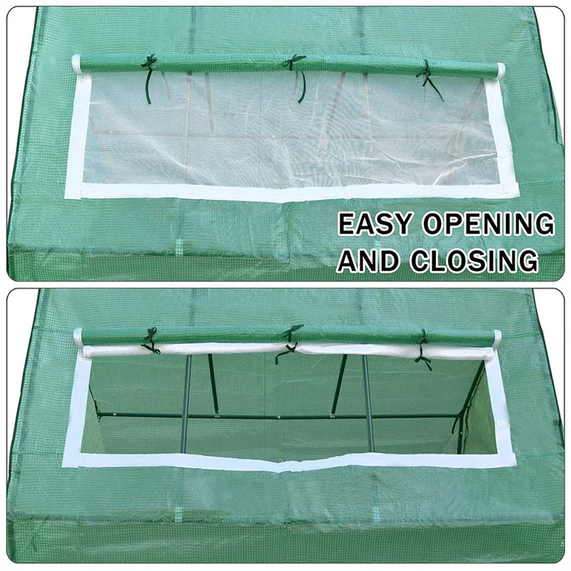 AULAYSED теплица 6'X4. 6'X3. 2 'Садовый дом птица борьба с вредителями прочная защита растений цветы водонепроницаемая изоляция с подставкой
