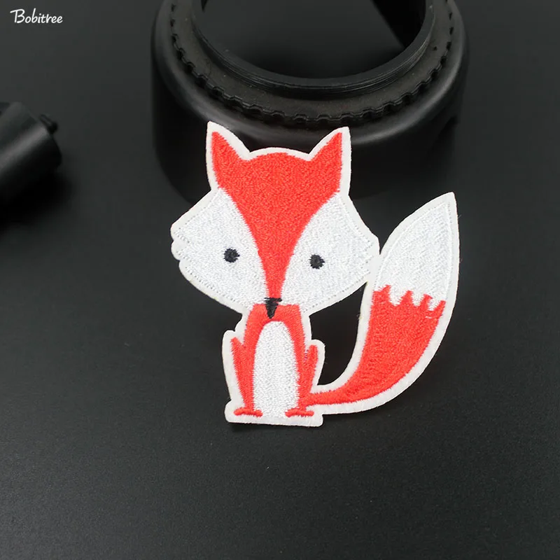 1 шт. мультяшная лиса нашивка значки с вышивкой термопереводки железная детская