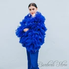 Сделанные на заказ пышные тюлевые женские топы шикарные пышные женские блузки с длинным рукавом рубашка для вечеринки платье для особых случаев