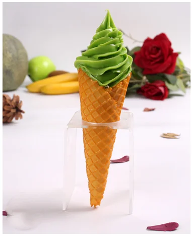 Имитация модели еды имитация хрустящего мороженого модель поддельное яйцо конус