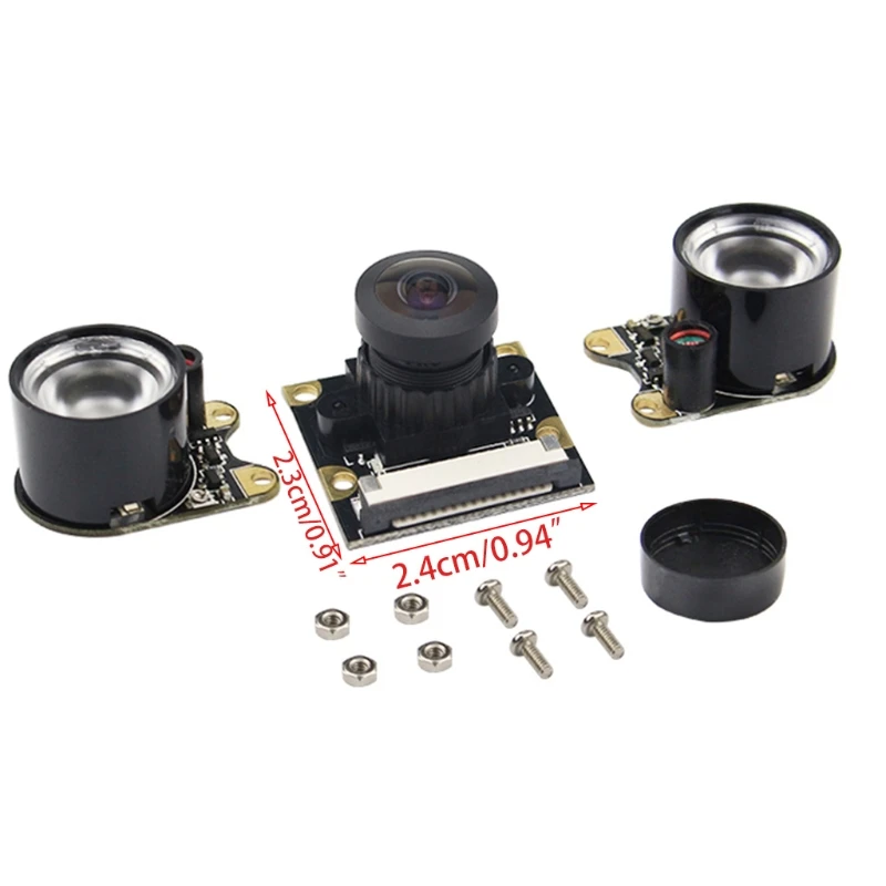 

Raspberry Pi 4 Camera Module Wide Angle Fisheye 160 Day Night Vision