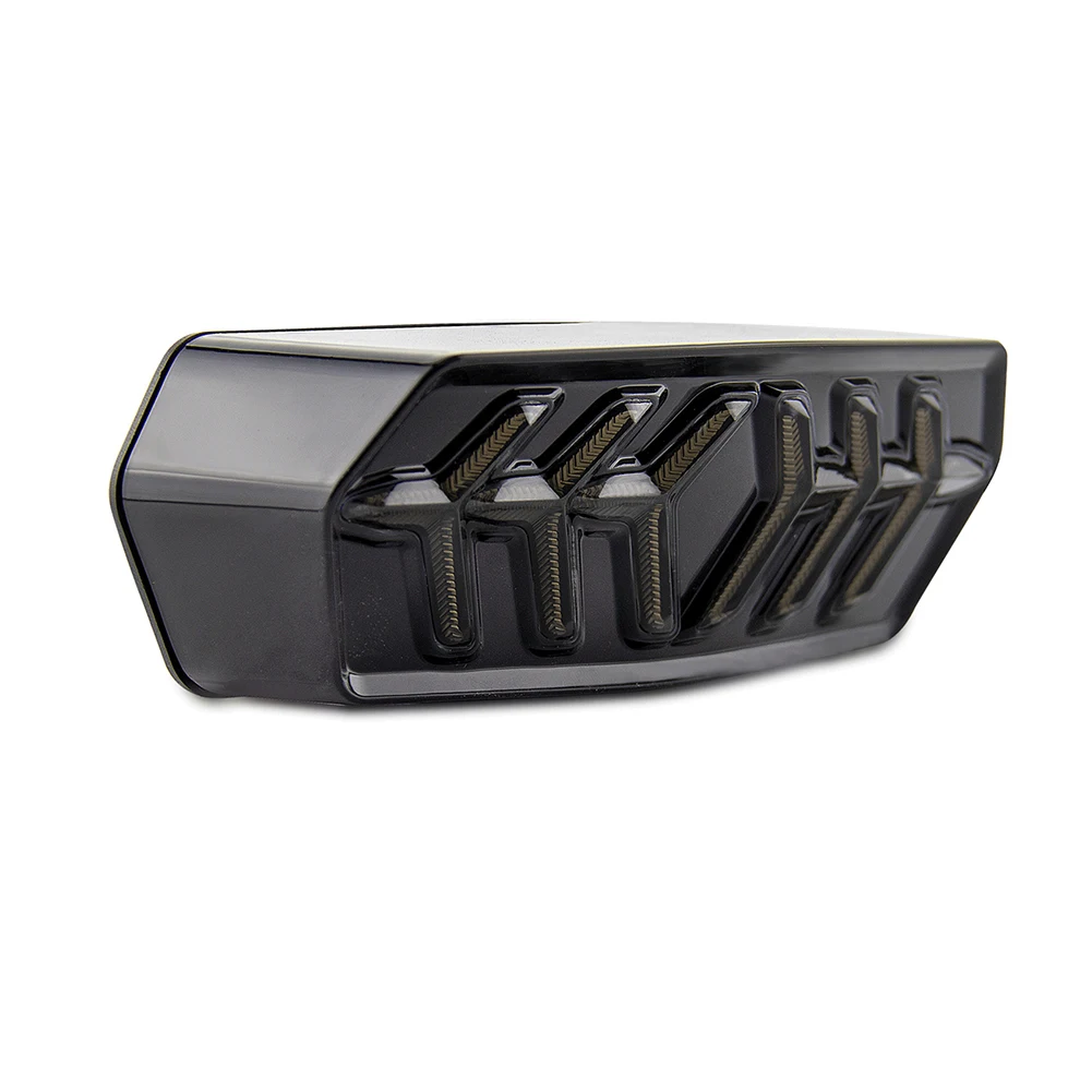 

Smoke Lens Motorcycle LED Brake Tail Lamp Fish Bone Shape for HONDA Grom MSX125 CBR650F CTX700 CTX700N