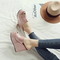 2021 spring new roman style lame fish mouth sandals ladies casual simple slippers