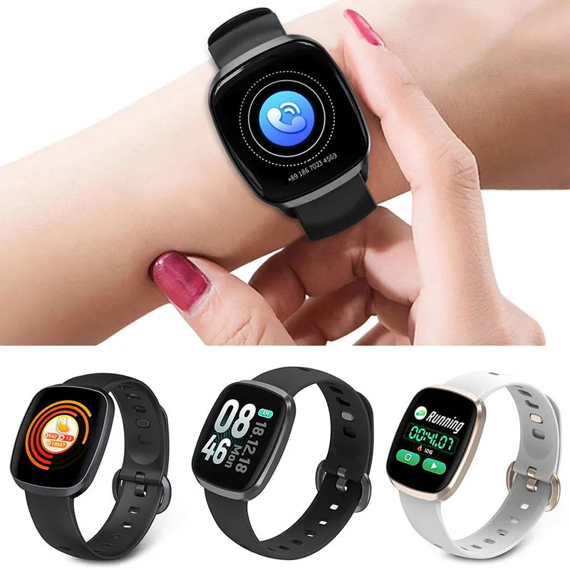 Умный Браслет Полный сенсорный экран 2.5D изогнутый фитнес-трекер Смарт-браслет