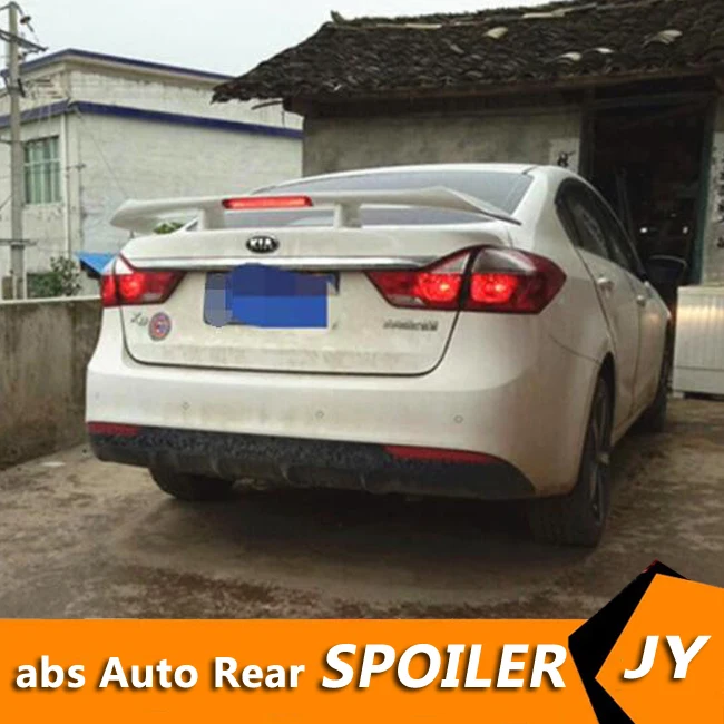 Спойлер для KIA K3 2011 2015 спойлер высокого качества из АБС пластика праймер заднего