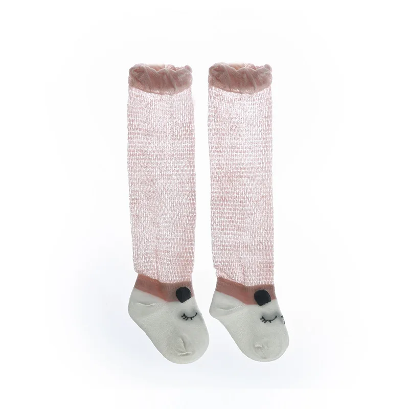

yuxic 2020 Summer Baby Socks Knee High Cute Cartoon Hollow Out Baby Girls Boys Socks Newborn Toddler Socks